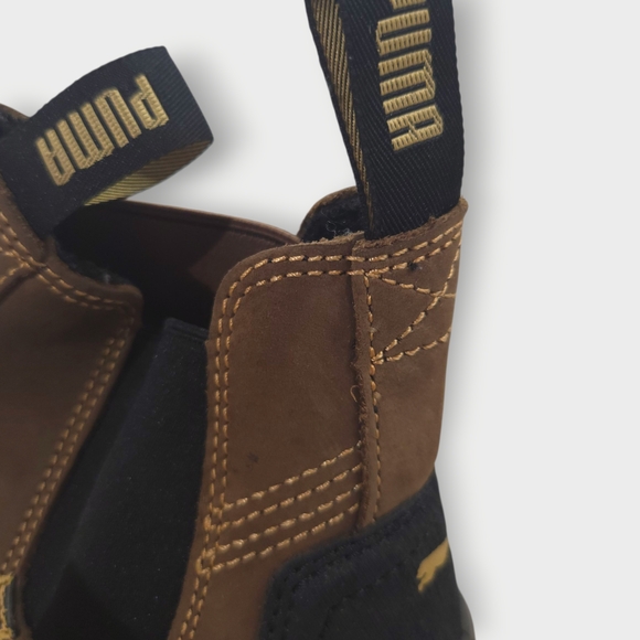 Puma Safety Tanami Double Gore Electrical Hazard Mens Size 9.5 Brown Work Boots - Picture 6 of 8